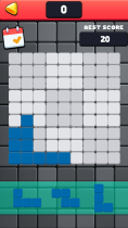 Block puzzle Tetris infinity - Mobile Unity Game Screenshot 4