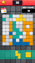 Block puzzle Tetris infinity - Mobile Unity Game Screenshot 9